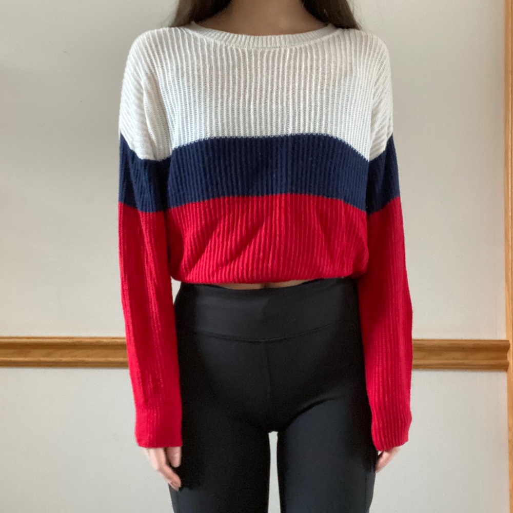 Tricolour sweater